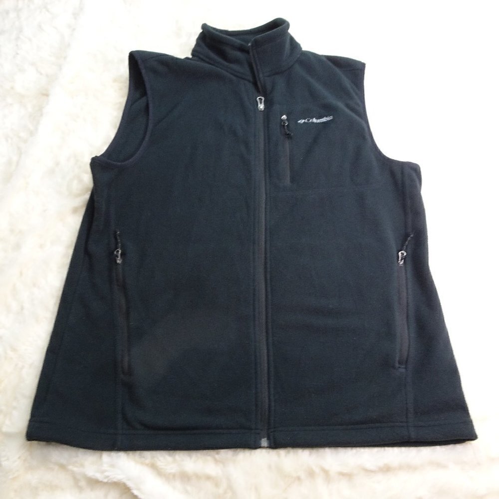 Columbia Black Outdoors Vest Size Large